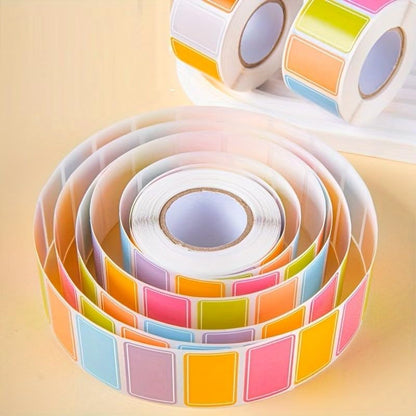 100-Pack Removable Freezer Labels, Waterproof Food Storage Stickers for Date & Contents Marking - Colors B