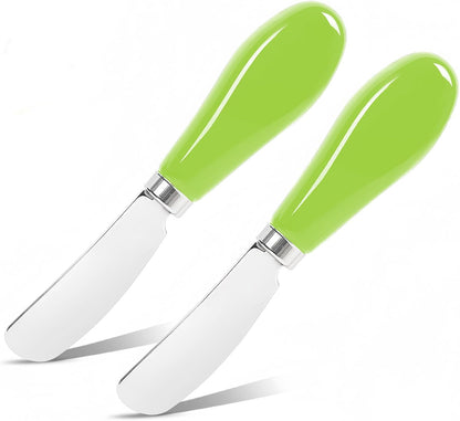 Butter Spreader Knife Set, 2 Pack Butter Knives and Cheese Knives