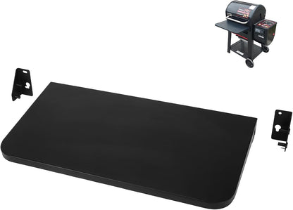 Upgraded Grill Table for Weber Kettle 22"/18"/26", Master Touch 22", Smokey Mountain, Recteq Pellet Grill RT-B380, Prep Station with Cutting Board, Basin, 4 Hooks, Shelf for Weber Kettle Accessories
