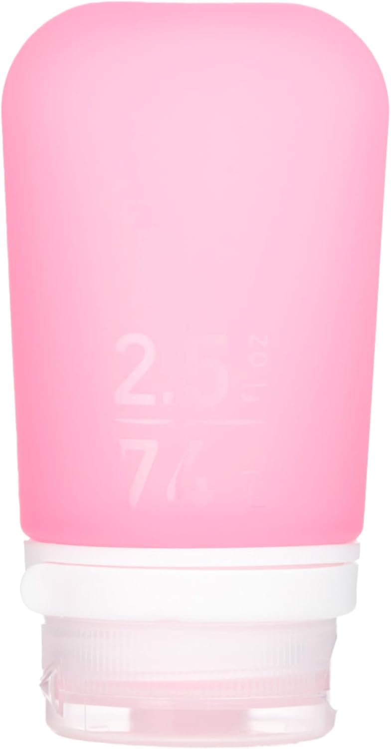 humangear GoToob+ (XL) | Refillable Silicone Travel Bottle | Locking Lid | Food-Safe Material | Blue, XL (6 fl.oz.; 177ml)
