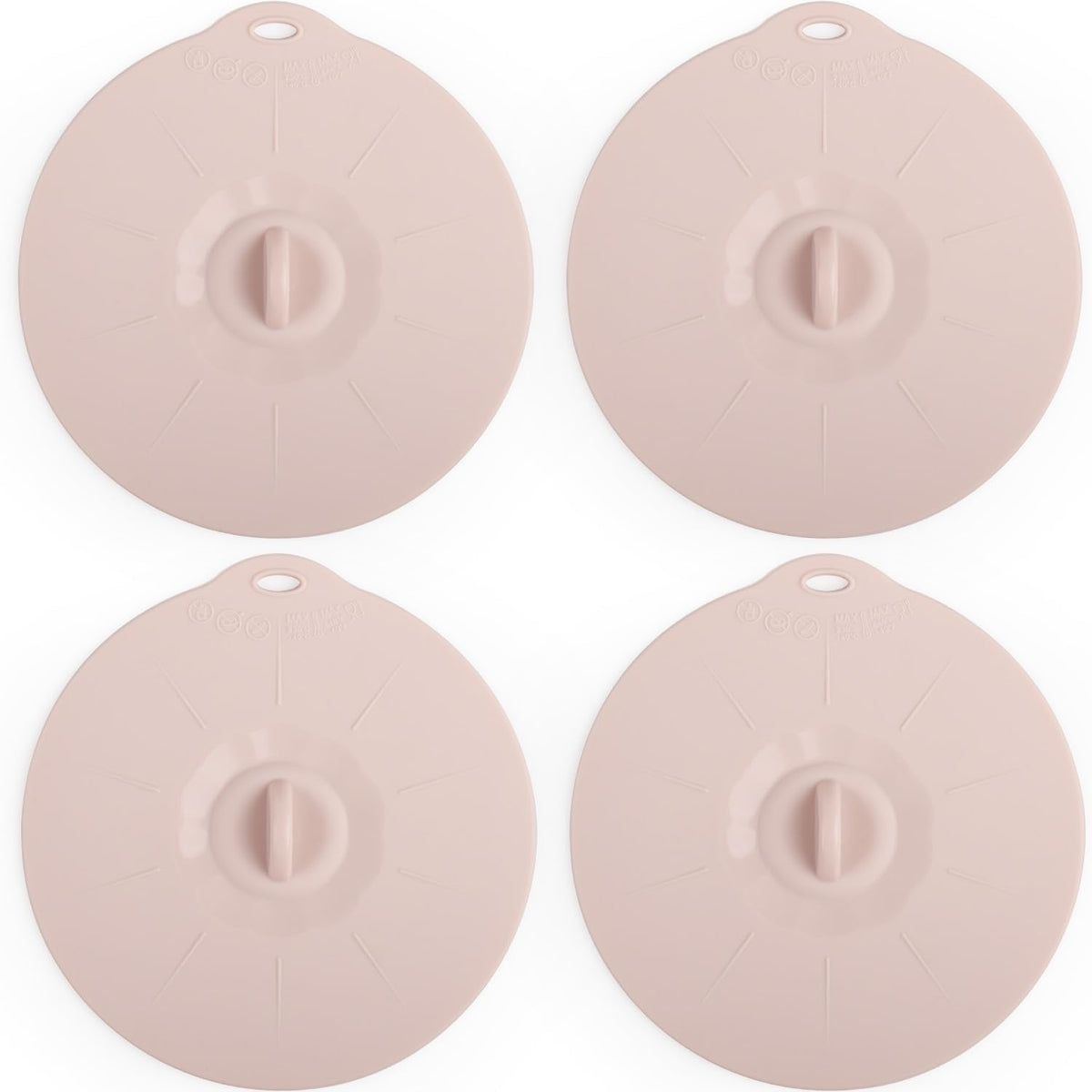 4 Pack 9.4" Silicone Lids for Cups Bowls Plates Pans, Microwave Splatter Cover, Kitchen Containers Lids Cover for Food Storage,Light Green Large