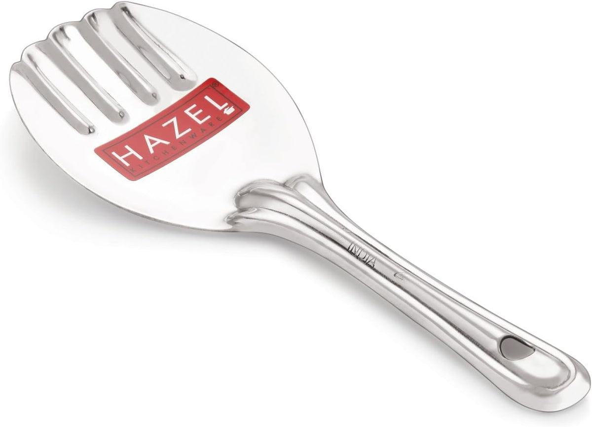 HAZEL Stainless Steel Cake Pie & Pastry Serving Spoon with Handle Slicer Lifter, Silver