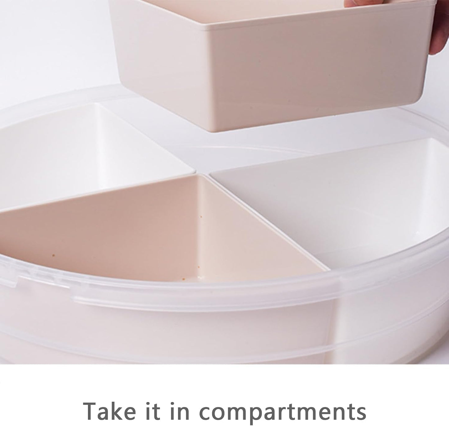 12inch Portable Pie Carrier with Lid and Cupcake Muffin Tart Cookie Fruit Snacks Keeper Food, Pie Carrier Round Pizza Holder Reusable Pie Keeper