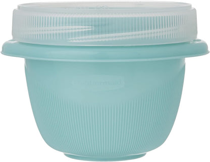Rubbermaid TakeAlongs Snacking Food Storage Containers, 2 Cups Size - 2 Lids, Trays, and Containers 7S87