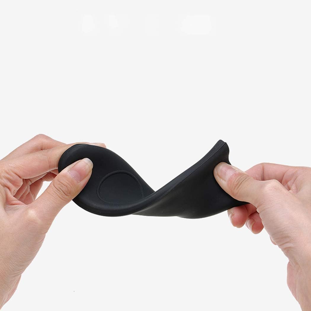 Silicone Hot Handle Holder Small Cast Iron Handle Cover Skillet Handle Cover Griddle Cover Cookware Handles Cover for Frying Pans & Griddles Sleeve Grip Handle Cover Small & Large Black 6 Pcs
