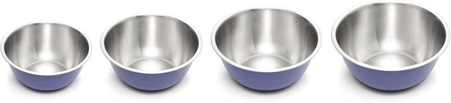 Fox Run Stainless Steel Small Mixing Bowl, 7.25 x 7.25 x 3.75 inches, Metallic