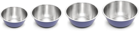 Fox Run Stainless Steel Small Mixing Bowl, 7.25 x 7.25 x 3.75 inches, Metallic