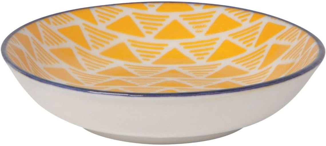 Now Designs Dewdrop Pinch Bowls Set of 6, 100% Stoneware, 2 oz Capacity, Dishwasher & Microwave Safe