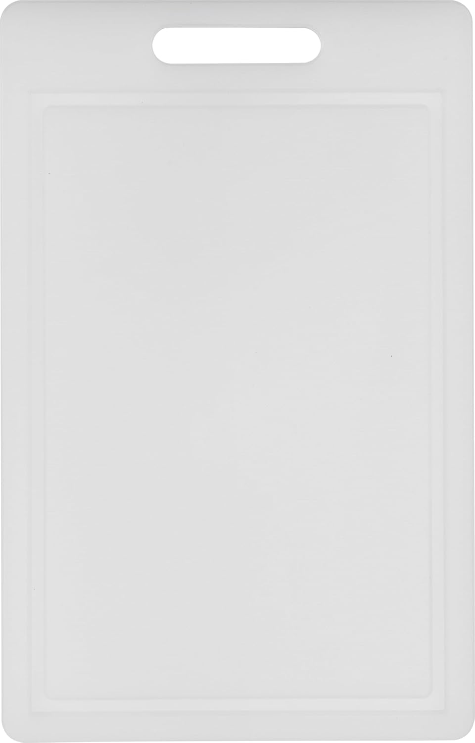 GoodCook Everyday Solid Polyethylene Cutting Board, 8 x 11-Inch, Non-Porous Plastic, White