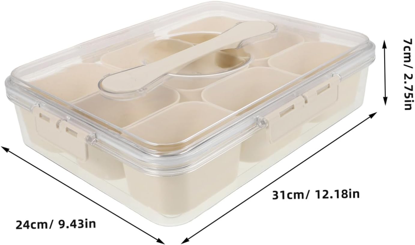 Fridge Organization Relish Tray Lid Yogurt Organizer Versatile Storage Thickened Freezer Organizers