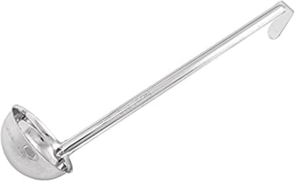 Winco 1/2 oz Red Stainless Steel Ladle