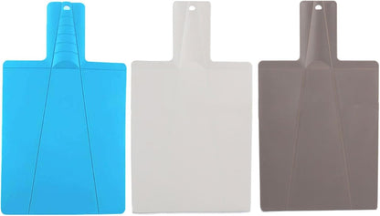 TopHomer Flexible Folding Cutting Boards for Kitchen Large Chopping & Cutting Mats for Cooking – Non Slip Cutting Sheets for Kitchen,15 inch x 8.4 inch(Dark gray)
