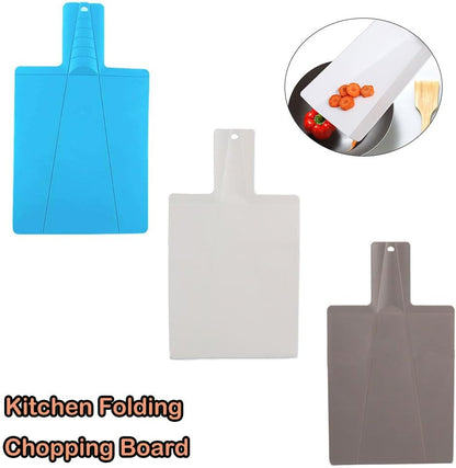 TopHomer Flexible Folding Cutting Boards for Kitchen Large Chopping & Cutting Mats for Cooking – Non Slip Cutting Sheets for Kitchen,15 inch x 8.4 inch(Dark gray)