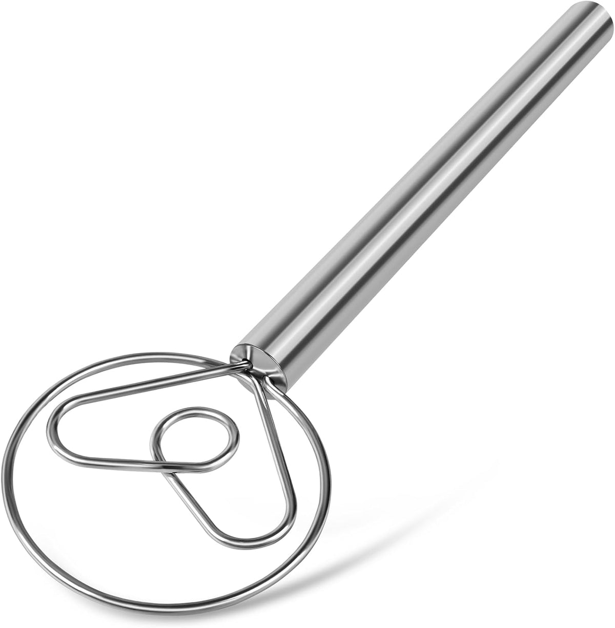 TEEVEA Danish Dough Whisk, Stainless Steel for Sourdough Bread