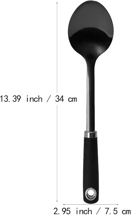 Stainless Steel Slotted Turner Spatula, Metal Spatula for Cast Iron & Stainless Steel Pans, Thin Edge Kitchen Turner for Eggs, Pancakes, Burgers, Dishwasher Safe
