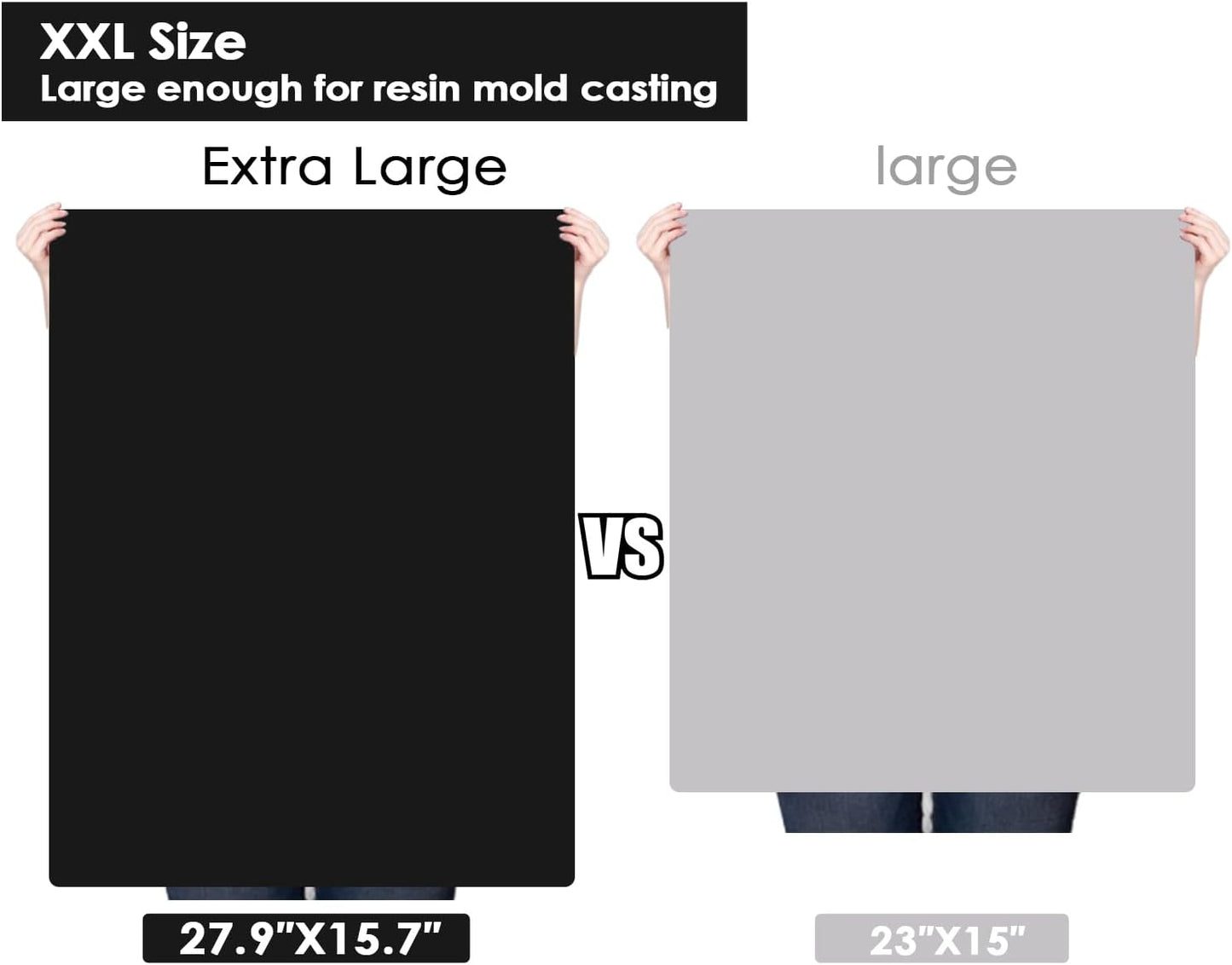 Extra Large Silicone Mats for Kitchen Counter, 27.6'' x 19.7'' Nonskid Silicone Placemats for Kids, Nonstick Purple Silicone Mat for Baking Crafts, Silicone Dab Mat Heat Resistant, 1Pack - Colors B