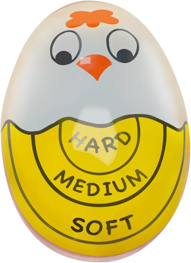 Egg Boiling Timer 3-Pack – Color-Changing in-Water Indicator for Soft, Medium & Hard Eggs