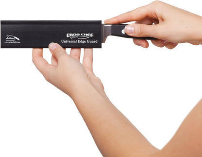 Ergo Chef Universal Knife Edge Guard, Durable Blade Protector, Black