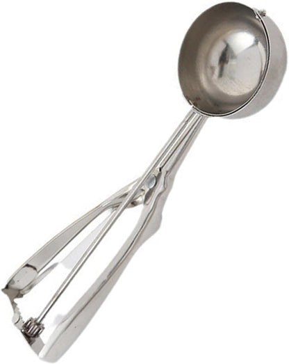 Cookie Cream Dough Scoops For Baking 18/8 Selected Stainless Surface Polishing Process Suitable For Making Exquisite Melon Ball Ice Cream Desserts #40 Biscuit Spoon With A Diameter2.36 Inches