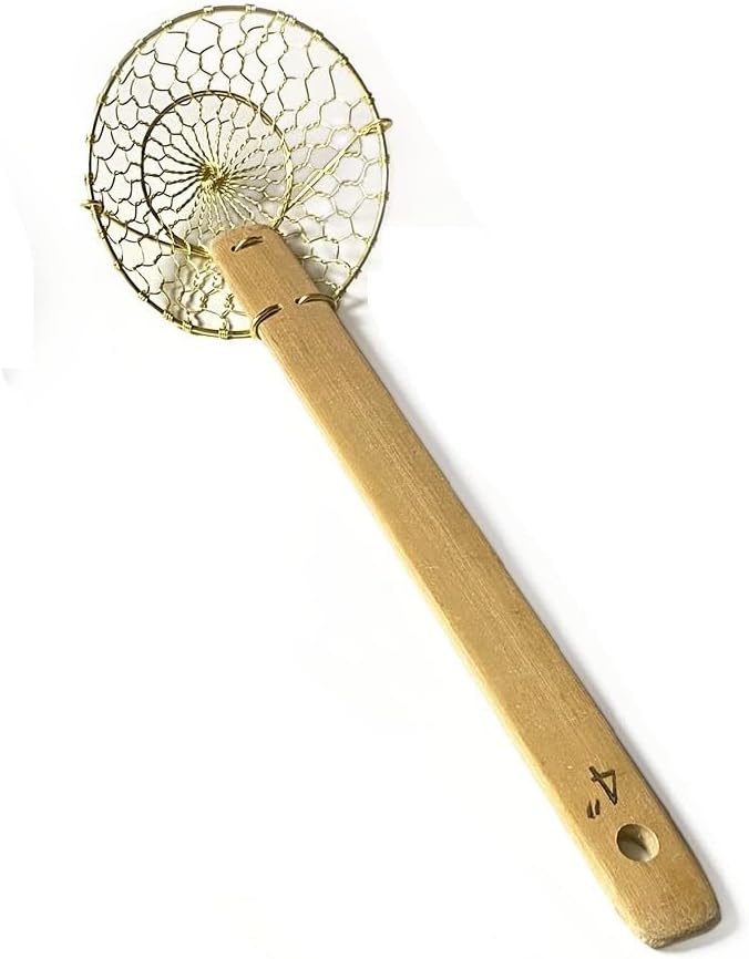 5" Round Brass Spider Strainer Sunrise Kitchen Supply