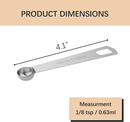 1tsp(1/3tbsp, 5ml) Measuring Spoon, Stainless Steel Teaspoon