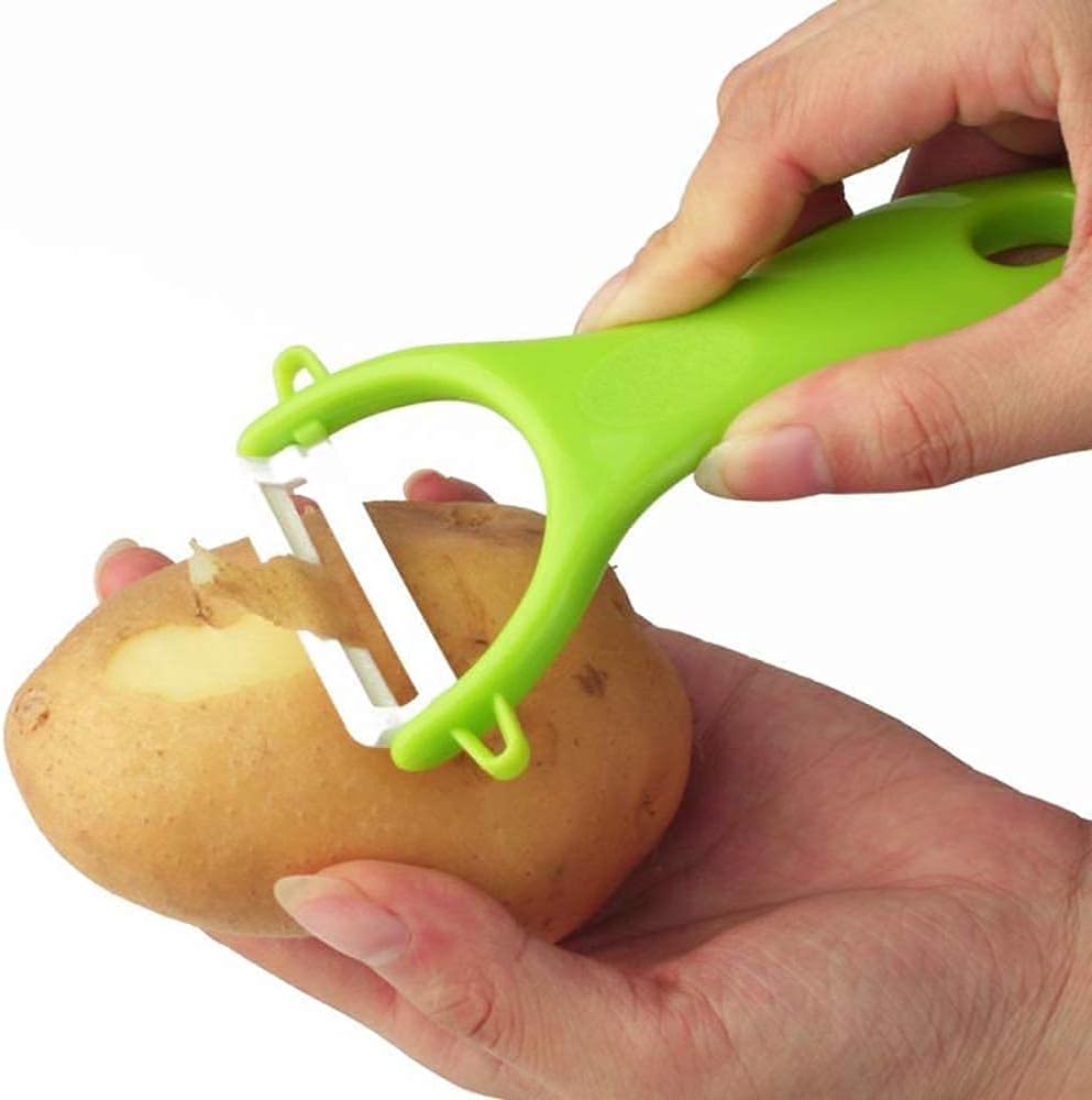 COLIBROX Peelers Grate and Julienne - Fruit and Vegetable Peeler Set Quickly Peels Apple, Potato, Corn, Ginger, Citrus, Avocado, Mango and More