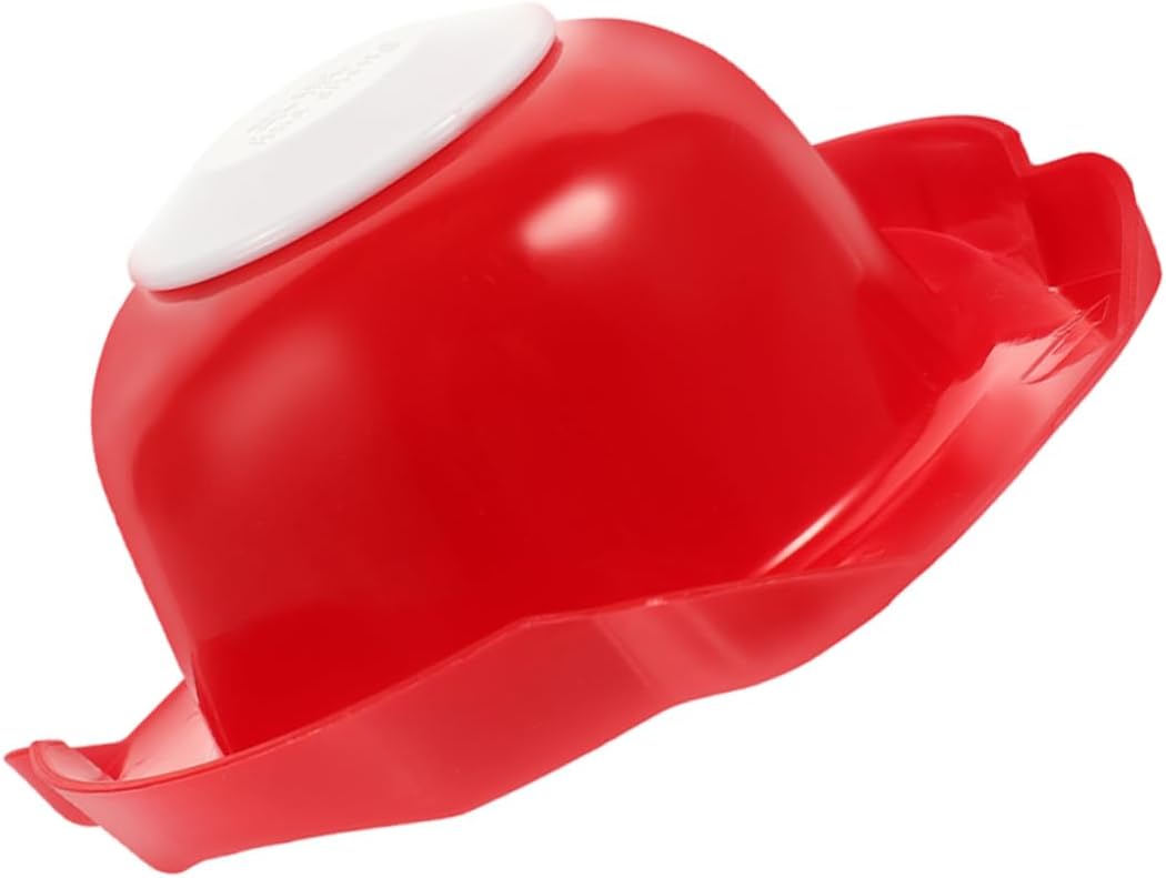 Zerodeko Red Handheld Vegetable Grater Food Holder Safety Cutting Finger Guard Kitchen Protector for Mandoline Slicer Preventing Injuries and Ensuring Secure Slicing at Home and Restaurants