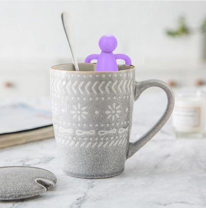 Leden Tea Infuser for Loose Leaf Tea Extra Fine Mesh Tea Steeper Gray