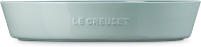 Le Creuset Stoneware Signature Oval Chip and Dip Platter, 13", White