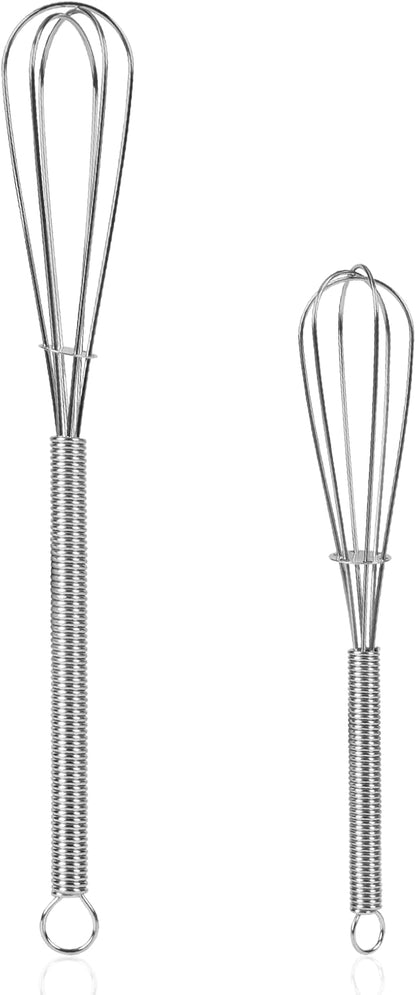 NileHome 3-Pack Stainless Steel Whisk Set, Kitchen Utensils for Cooking