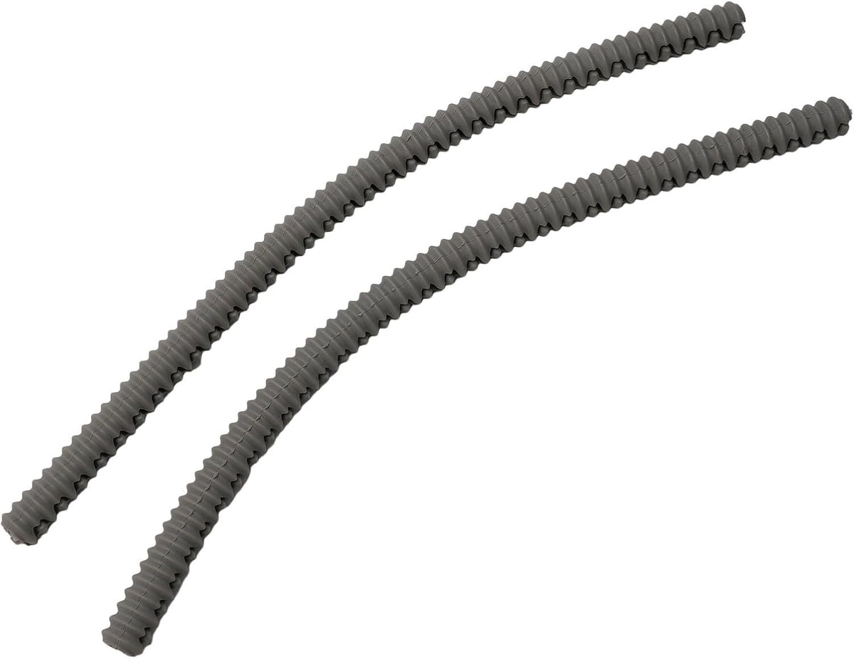Silicone Oven Rack Guards Heat Resistant Edge Protectors Prevent Burns Dishwasher Safe 2 Pack(Black)