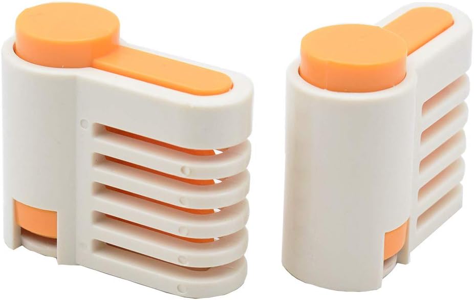 Yorwe 2PCS Cake Slicer Leveler, 5 Layers Bread & Toast Cutter (Rose Red)