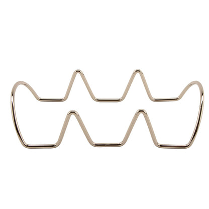 G.E.T. 4-81828 Stainless Steel Taco Holder / Stand, Holds 12 Tacos