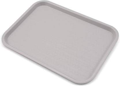 Carlisle FoodService Products Café Cafeteria Tray, Fast Food Tray for Restaurant or Commercial Use, 14" x 18", 1 Count, Black