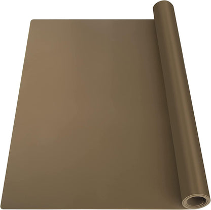 Silicone Mat Heat Resistant Mats for Countertop, Large Silicone Mats for Crafts Kitchen Counter Workbench Table protector, Size 36x24 inches Thick 2mm,Rolled Package,Light Blue