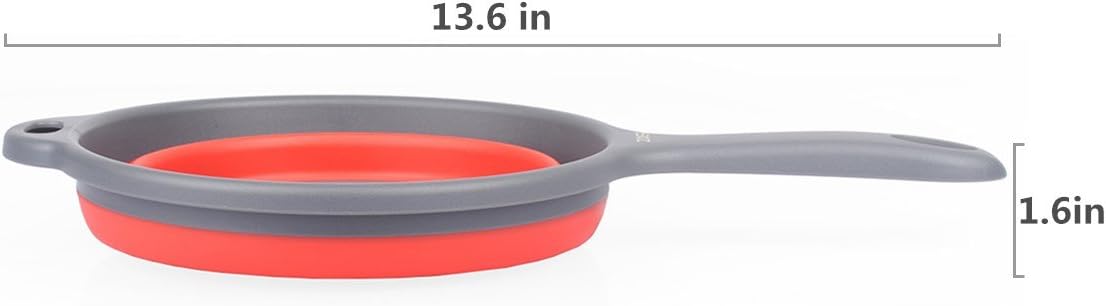ZOER Kitchen Foldable Pasta Strainers,Collapsible Colanders with Handles,Space-Saver Folding Silicone Strainers Colander,Capacity of 2 quart (Green)
