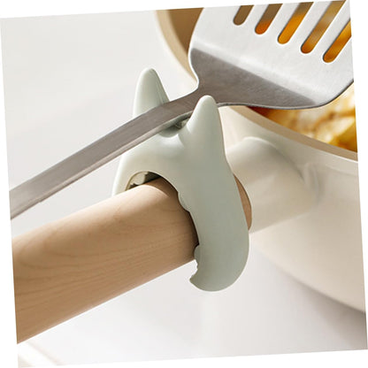 Silicone Spoon Holder Pot Clip 2pcs Boil over Stopper