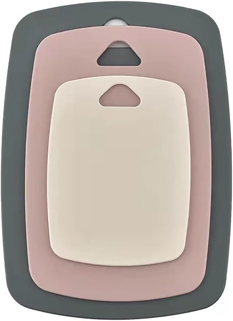 Cutting Board Set for Kitchen,Plastic Large-small Chopping Board Set of 3,Dishwasher Safe,BPA Free