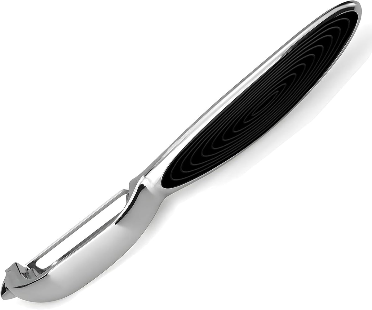TACGEA Vegetable Peeler for Kitchen, Potato Peelers for Fruit Straight Blade, Durable Non-Slip Handle, Set of 2