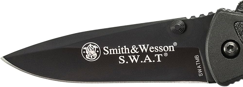 Smith & Wesson Benji 2.5in High Carbon S.S. Folding Keychain Knife with 1.75in Modified Tanto Blade and G10 Handle for Outdoor