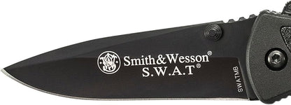 Smith & Wesson Benji 2.5in High Carbon S.S. Folding Keychain Knife with 1.75in Modified Tanto Blade and G10 Handle for Outdoor