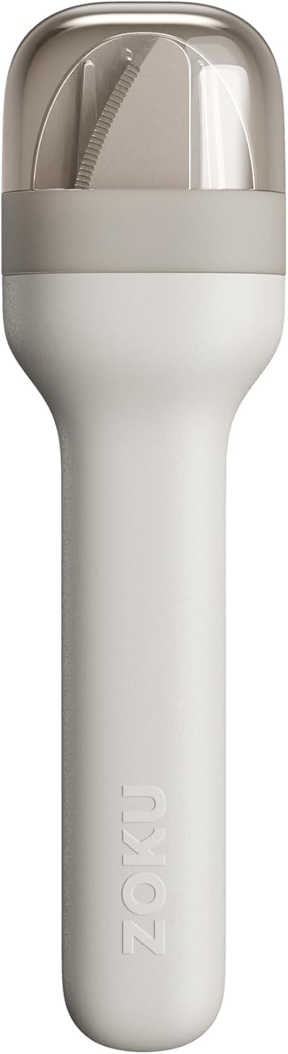 ZOKU Pocket Utensil Set, Blue - Stainless Steel Fork, Knife, and Spoon Nest in Case - Portable Design for Travel, School, Work, Picnics, Camping and Outdoor Home Use