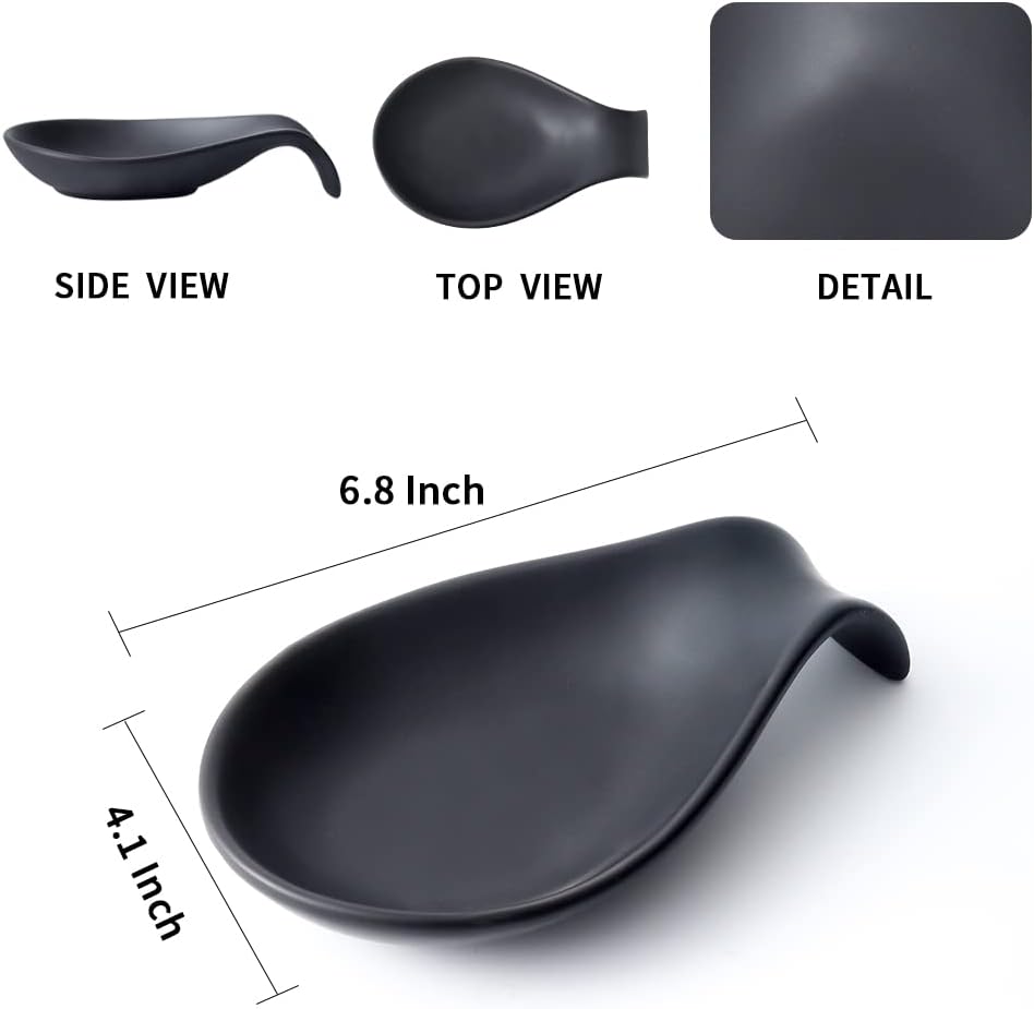 Nihow Ceramic Pot Lid Holder While Cooking for Kitchen Counter/Stove Top