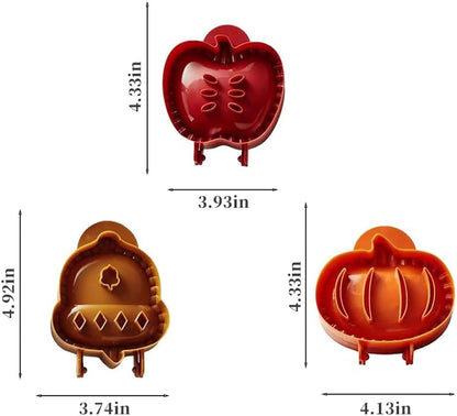 Mini Pie Molds, One-Handed Hand Pie Maker, 3-Shape Cookie & Pastry Press