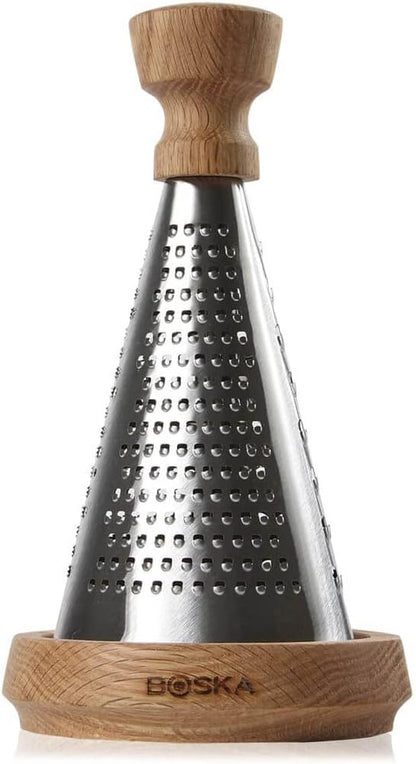 Boska Stainless Steel Table Grater - Best for Cheese, Chocolate, and Vegetables - Multifunctional Rust-Proof Shredder - Manual Handheld Flaker - 10 Year Warranty