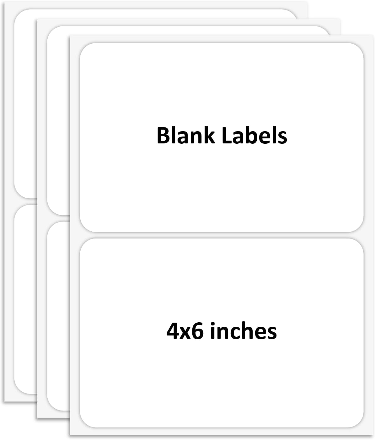 SVNOOC Multi-Use Removable Dry Erase Labels Stickers, White, Reusable Sticky Notes for Kitchen Office School All Purpose Use(1.25 * 3.5 inches White)