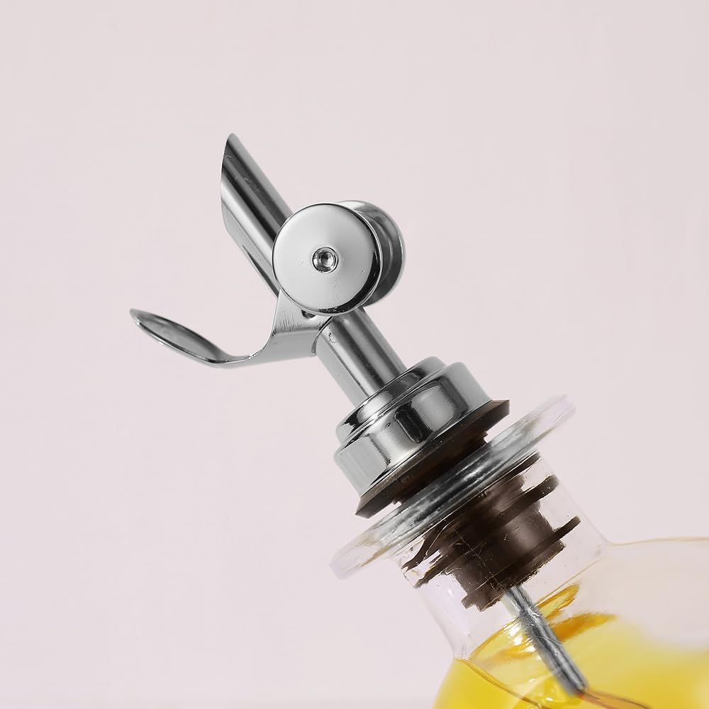Molimoli - Premium Olive Oil Dispenser Bottles for Kitchen with Pourer - Oil and Vinegar Dispenser Set, Glass Dispenser for Kitchen, Dispenser Bottle of 350ml