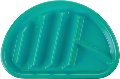 Arrow Home Products Fiesta Taco Plate, 12 Pack - Each Plate Includes 3 Taco Holders Plus 2 Compartments - BPA Free Plastic, Made in the USA, Dishwasher Safe - Assorted Colors