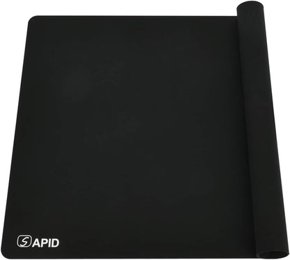 Sapid Extra Large Silicone Sheet for Crafts, Thick Silicone Jewelry Casting Mats, Nonstick Nonslip Silicon Mat for Epoxy Resin, Art Painting, Heat- Resistance Counter Mat (20"×27.9", Dark Gray)