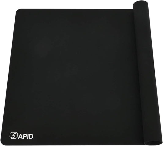 Sapid Extra Large Silicone Sheet for Crafts, Thick Silicone Jewelry Casting Mats, Nonstick Nonslip Silicon Mat for Epoxy Resin, Art Painting, Heat- Resistance Counter Mat (20"×27.9", Dark Gray)